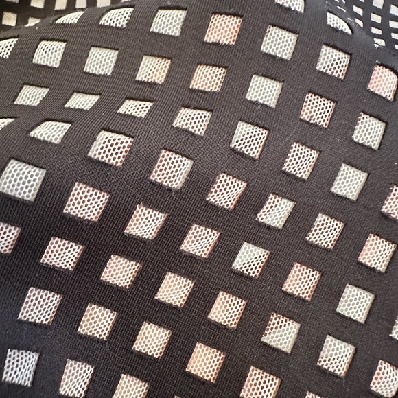 Calvin Klein Plus Size Black and White Checkered Women's Top - Picture 10 of 11